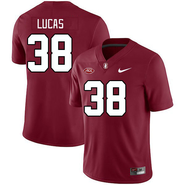 Men #38 Kale Lucas Stanford Cardinal 2024 ACC Conference College Football Jerseys Stitched-Cardinal